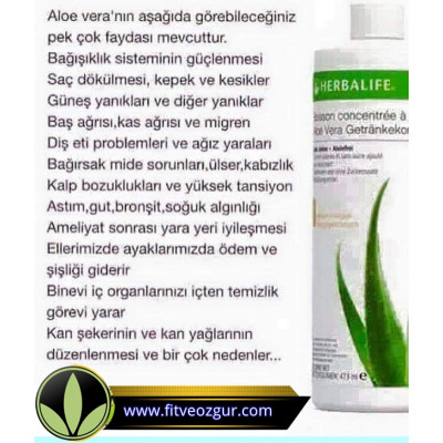 Herbalife Aloevera Konsatre İçeçek Herbalife Aloevera Konsatre İçeçek
