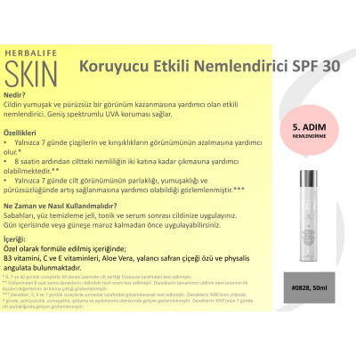 Herbalife Güneş  Koruyucu Etkili Nemlendirici Herbalife Güneş  Koruyucu Etkili Nemlendirici