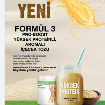 Herbalife Pro Boost Yüksek Protein İçeren İçecek Herbalife Pro Boost Yüksek Protein İçeren İçecek