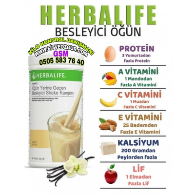 Herbalife Ögün Yerine Gecen Shake  Herbalife Ögün Yerine Gecen Shake