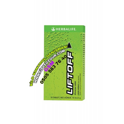 Herbalife Liftoff Efervesan İçecek Limon Aromali Herbalife Liftoff Efervesan İçecek Limon Aromali